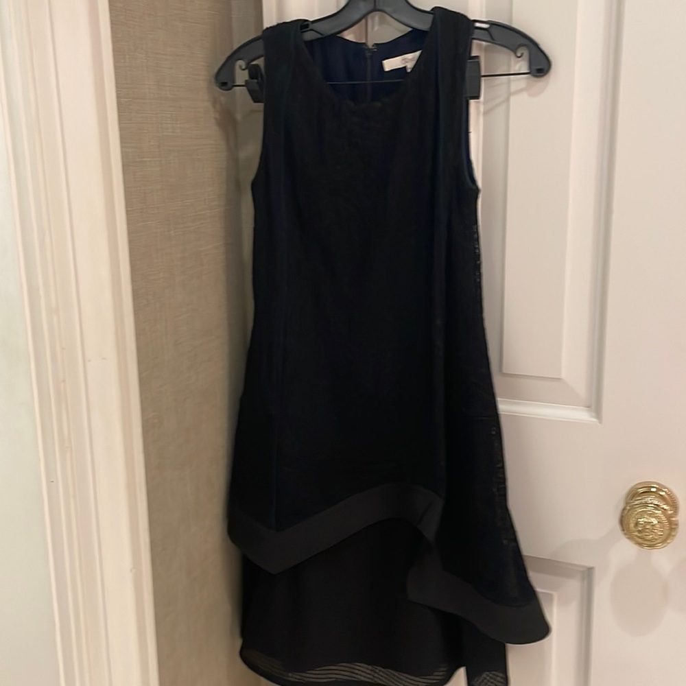 Black sheer dress